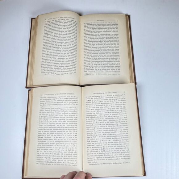 THE CHURCH HISTORY of THE FIRST THREE CENTURIES DR FERDINAND C BAUR Vol 1-2 1879 - Picture 11 of 14